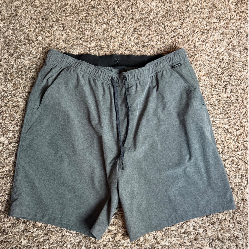 Quiksilver Amphibian Hybrid Shorts Mens XL Grey Heather Boardshorts Walkshorts
